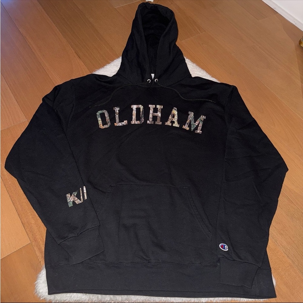 Knocked Loose Oldham Real Tree hoodie by Champion